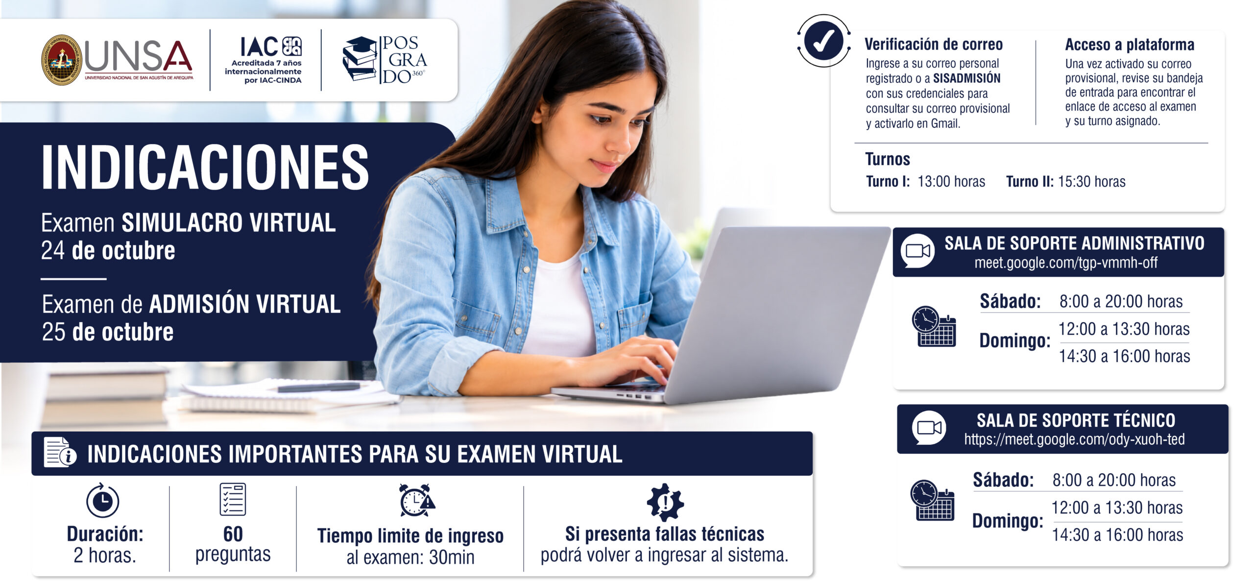 INSTRUCCIONES EXAMEN